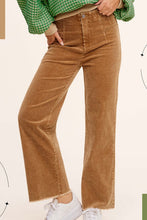 Load image into Gallery viewer, MINERAL WASHED CORD PANT - CAMEL