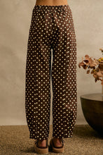 Load image into Gallery viewer, BROWN POLKA DOT BARREL JEAN