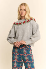 Load image into Gallery viewer, HOLLY WREATH SWEATER