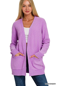 OPEN FRONT SWEATER CARDIGAN