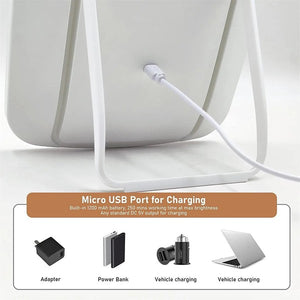 PORTABLE DESKTOP LED MIRROR