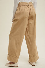 Load image into Gallery viewer, KHAKI BOW TIE TROUSER
