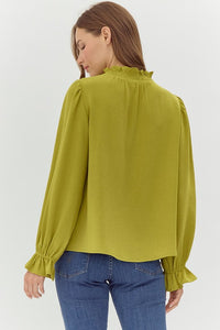 ELIZABETH SMOCK NECKLINE TOP