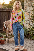 Load image into Gallery viewer, COLORFUL FLORAL SWEATER
