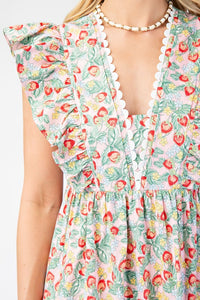 STRAWBERRY PATCH DRESS