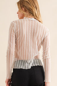 RACHEL SHEER LAYERING TOP