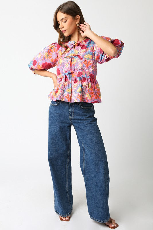 REESE FLORAL BLOUSE