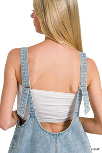 DENIM SHORT OVERALLS