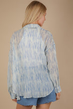Load image into Gallery viewer, OVERSIZED PLEATED BLOUSE
