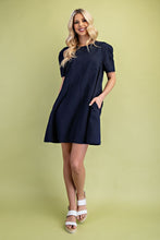 Load image into Gallery viewer, NAVY MINI DRESS

