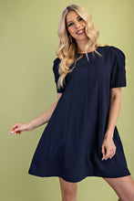 Load image into Gallery viewer, NAVY MINI DRESS
