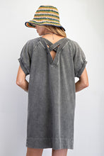 Load image into Gallery viewer, MINERAL WASHED TERRY KNIT DRESS
