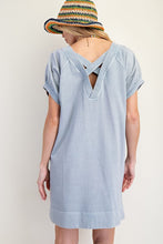 Load image into Gallery viewer, MINERAL WASHED TERRY KNIT DRESS
