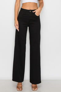 DENIM ZONE HIGH WAIST BLACK