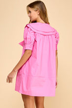 Load image into Gallery viewer, PINK SAILOR COLLAR DRESS
