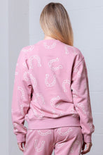 Load image into Gallery viewer, MAUVE HORSESHOE SWEATSHIRT
