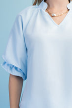 Load image into Gallery viewer, LT BLUE BLOUSE
