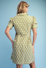 Load image into Gallery viewer, LIME MIX A-LINE MINI DRESS
