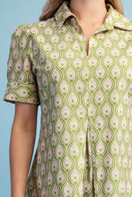 Load image into Gallery viewer, LIME MIX A-LINE MINI DRESS
