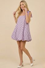 Load image into Gallery viewer, PURPLE POLKA DOT MINI DRESS
