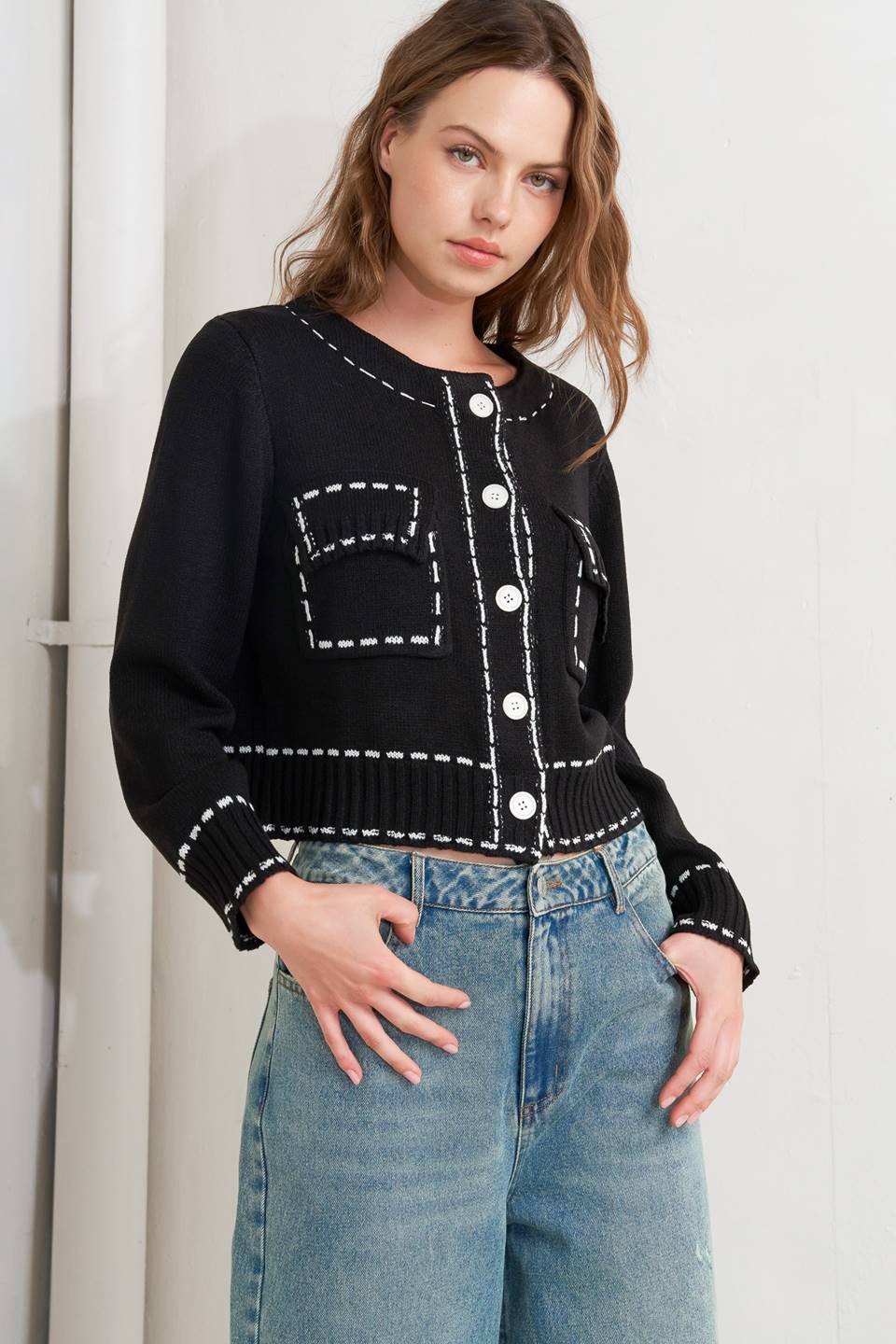 WHIPPED STITCH SWEATER