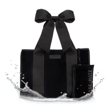 Load image into Gallery viewer, Case-Mate Midnight Black Bow Jelly Tote Bag
