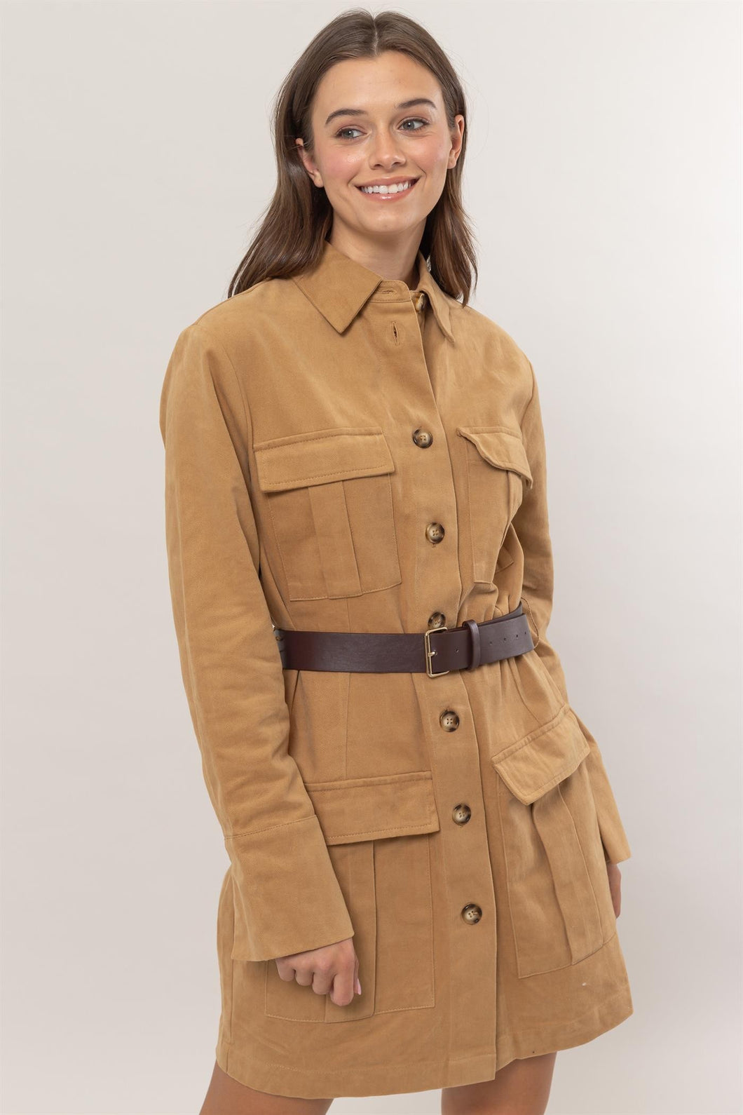MILA BELTED DRESS