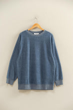 Load image into Gallery viewer, DUSTY BLUE INSIDE OUT SWEATSHIRT
