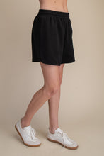 Load image into Gallery viewer, BLACK SWEAT SHORTS
