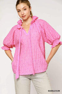 BUBBLE GUM BLOUSE