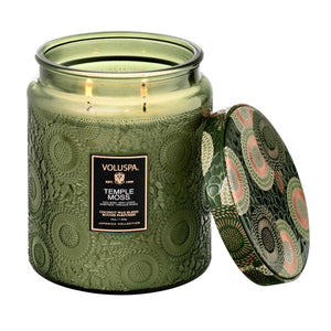 VOLUSPA TEMPLE MOSS 44OZ LUXE JAR