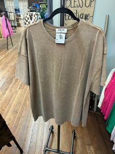 SOLID OVERSIZE T-SHIRT