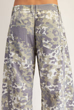 Load image into Gallery viewer, SAGE CAMO BARREL PANTS
