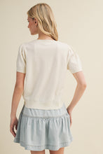 Load image into Gallery viewer, CREAM CASHUAL KNIT TOP
