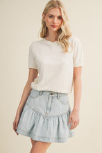 Load image into Gallery viewer, CREAM CASHUAL KNIT TOP
