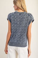 Load image into Gallery viewer, MINERAL WASHED SWEATER VEST
