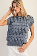 Load image into Gallery viewer, MINERAL WASHED SWEATER VEST
