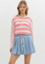 Load image into Gallery viewer, CHAMBRY PLEATED SKIRT
