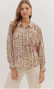 FLOWER POT BLOUSE