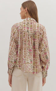 FLOWER POT BLOUSE