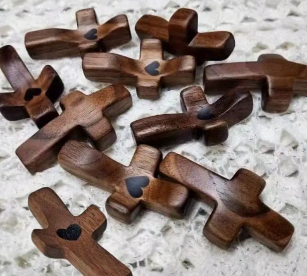 WOODEN POCKET CROSS