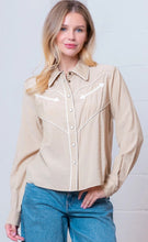 Load image into Gallery viewer, WESTERN LOOSE FIT BLOUSE
