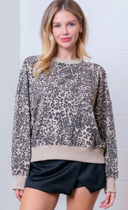 SOFT LEOPARD PULLOVER