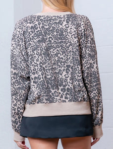 SOFT LEOPARD PULLOVER
