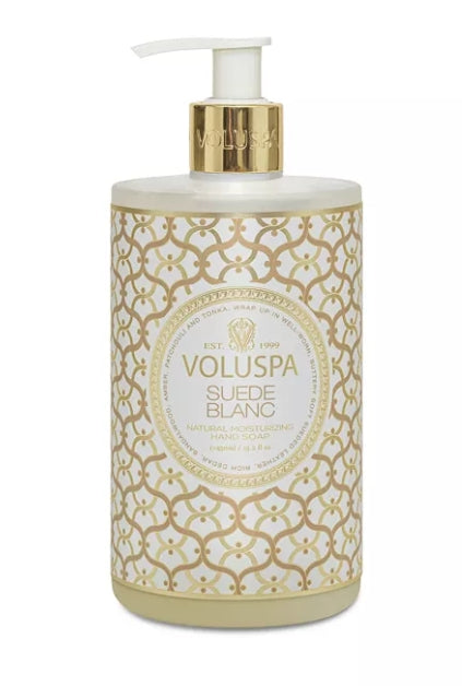 VOLUSPA SUEDE BLANC HANDSOAP