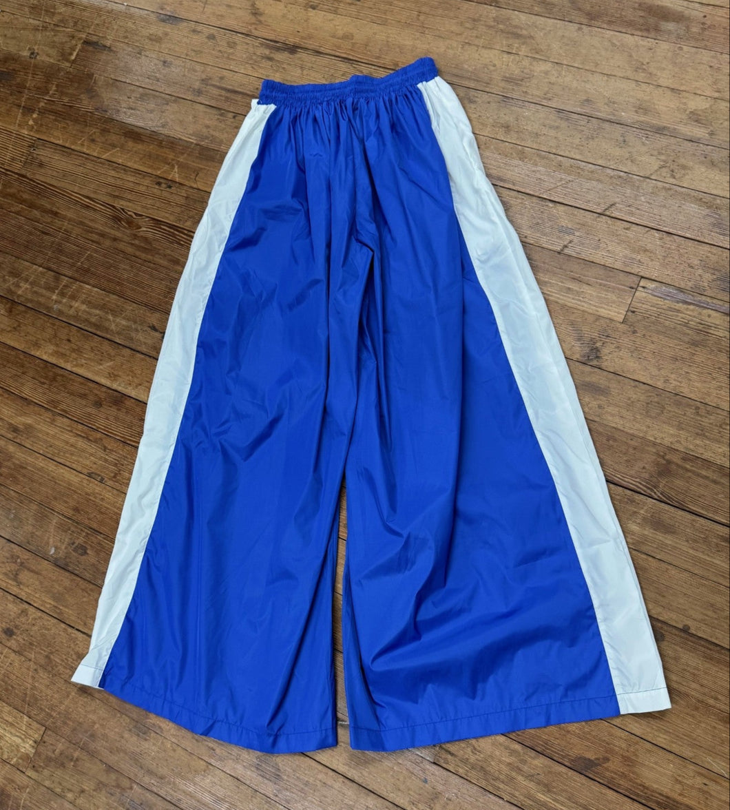TWO TONE WIDE LEG ATHLETIC PANTS