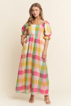 Load image into Gallery viewer, MULTI COLOR CHECK JUMPSUIT

