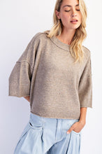 Load image into Gallery viewer, CREW NECK OVERSIZED SWEATER
