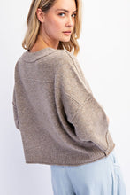 Load image into Gallery viewer, CREW NECK OVERSIZED SWEATER
