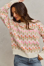 Load image into Gallery viewer, FLOWER POWER SWEATER

